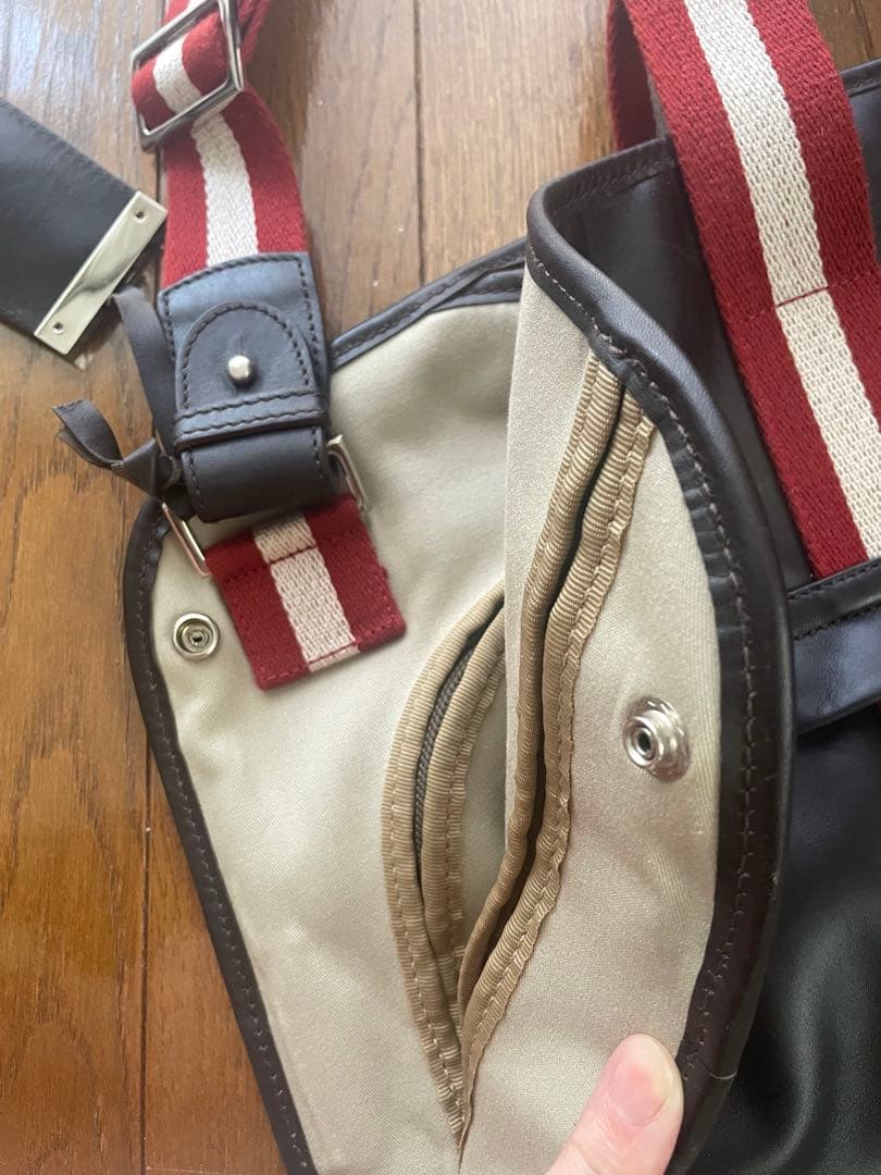 BALLY バリー　ガーメントバッグ　レザー　メンズ　ビジネス　錠無し