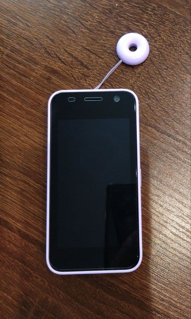 docomo KY-41C パープル ストラップ付き