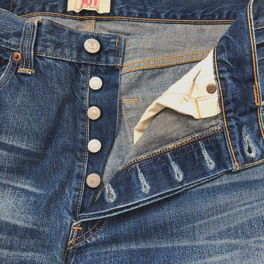 リーバイス　501 キムタク W33 L32 08501-01 ヒゲ　L