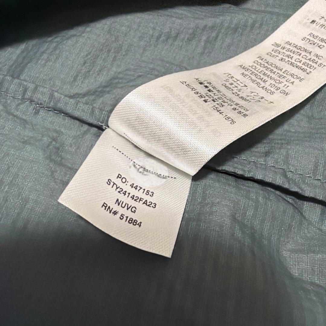 PatagoniaフーディニジャケットM寸