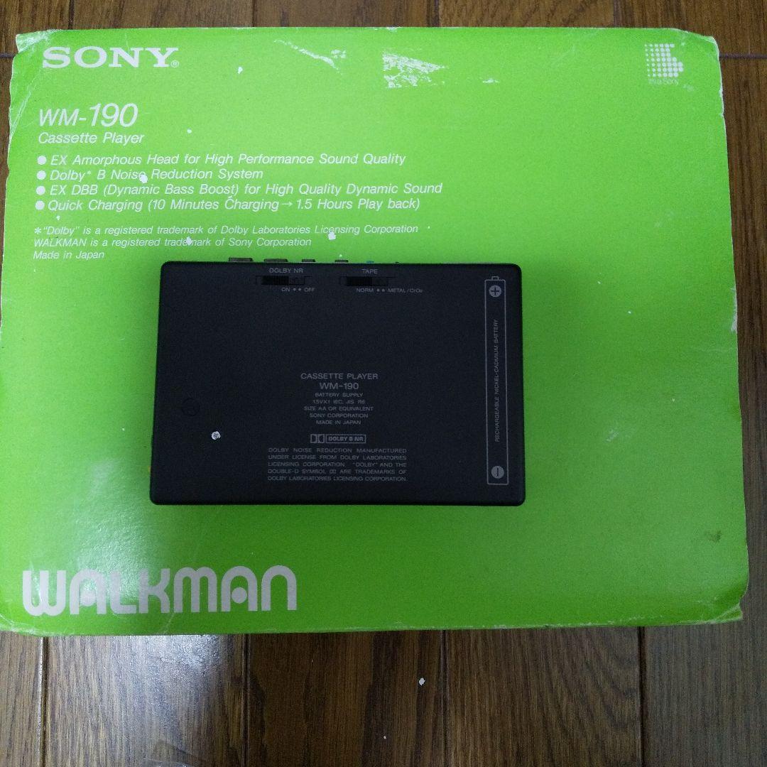 【完全ジャンク品】コカコーラ/ソニーカセットウォークマンSONY WM-190