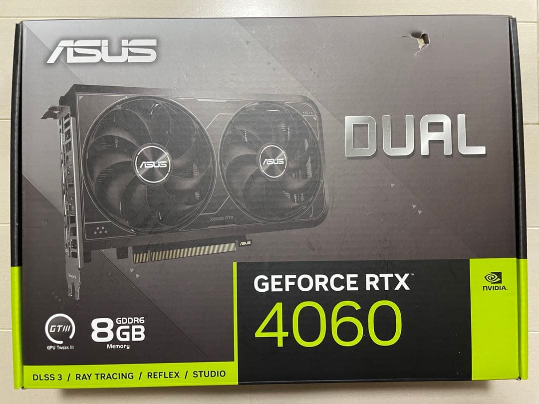 【美品】ASUS DUAL RTX 4060 8G V2