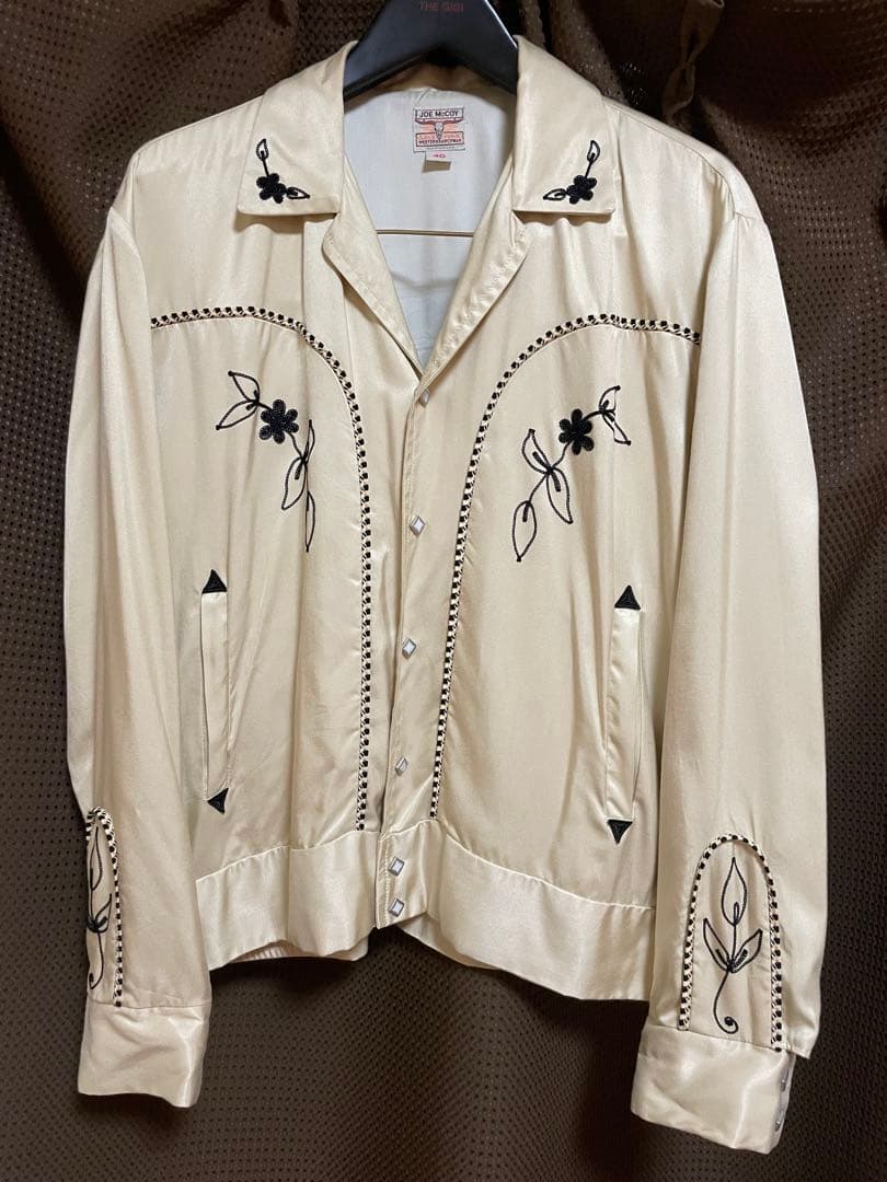 EMBROIDERED RAYON WESTERN JACKET 25ss 新作