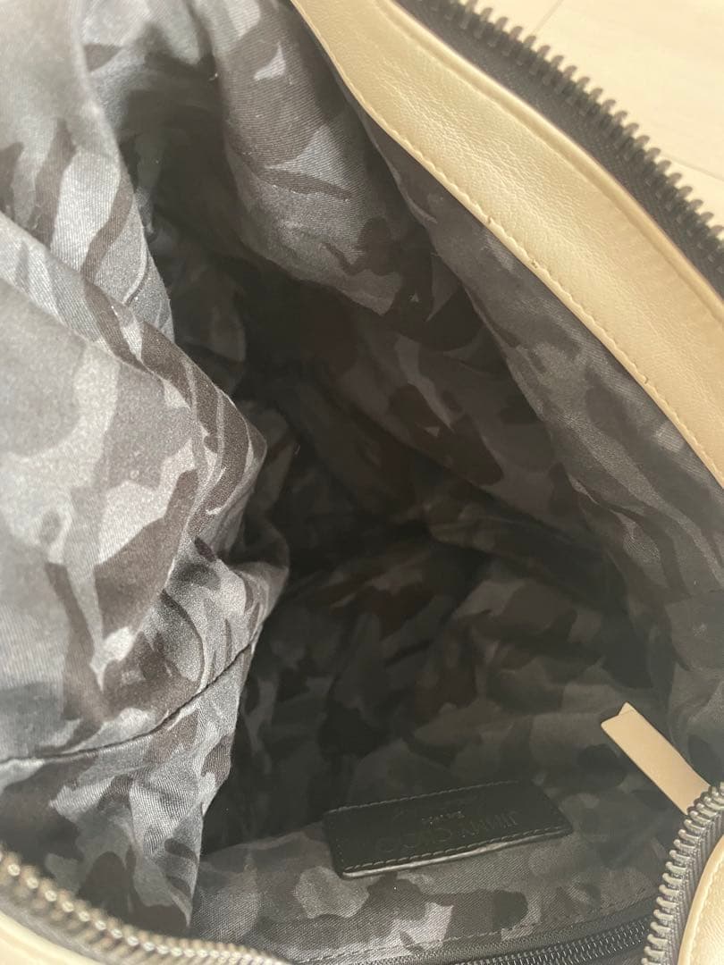 ジミーチュウ フィッツロイ バッグパック リュック スタースタッズ 白 レザー