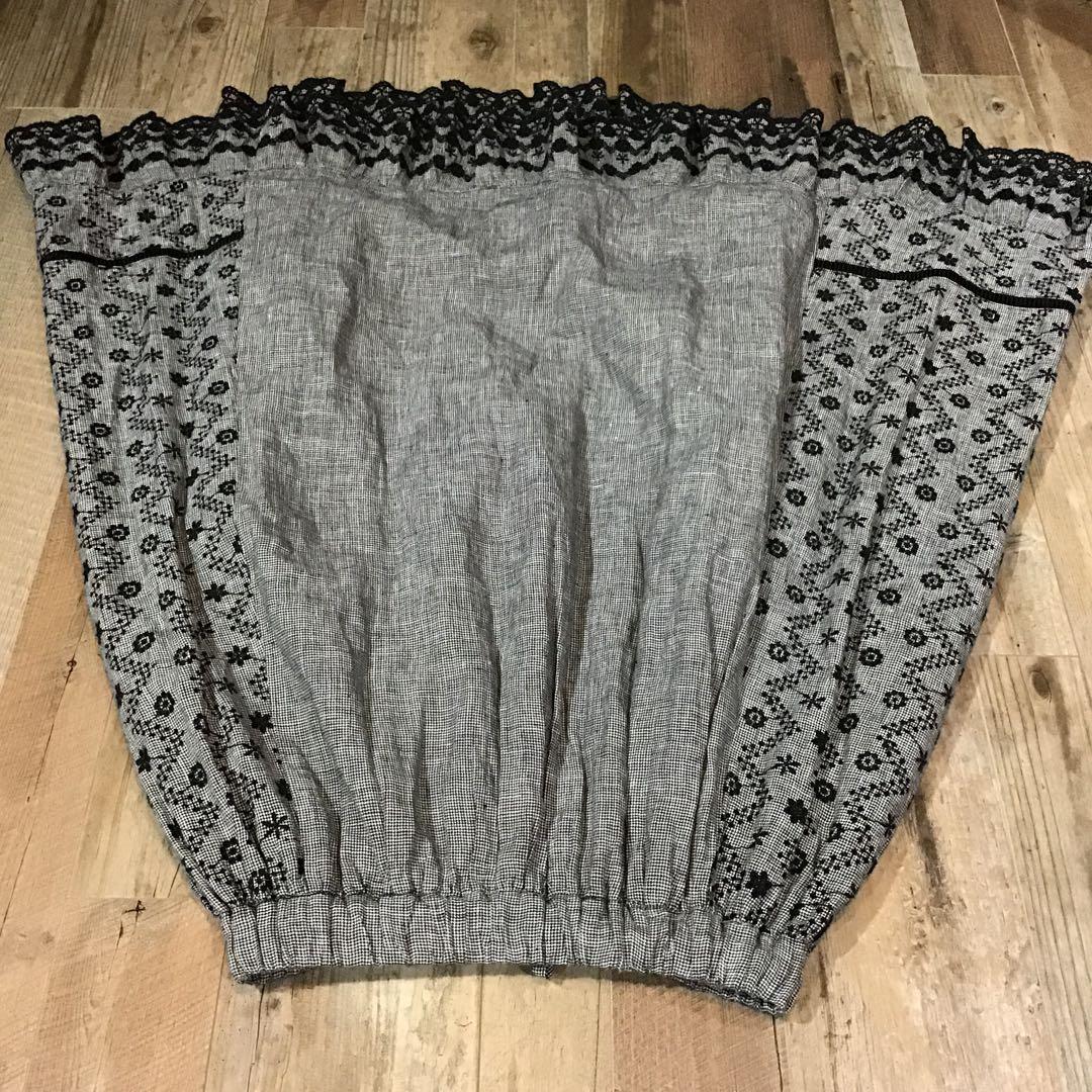 サマンサモスモス　SM2 刺繍レース3WAYスカートとブラウスのセットアップ