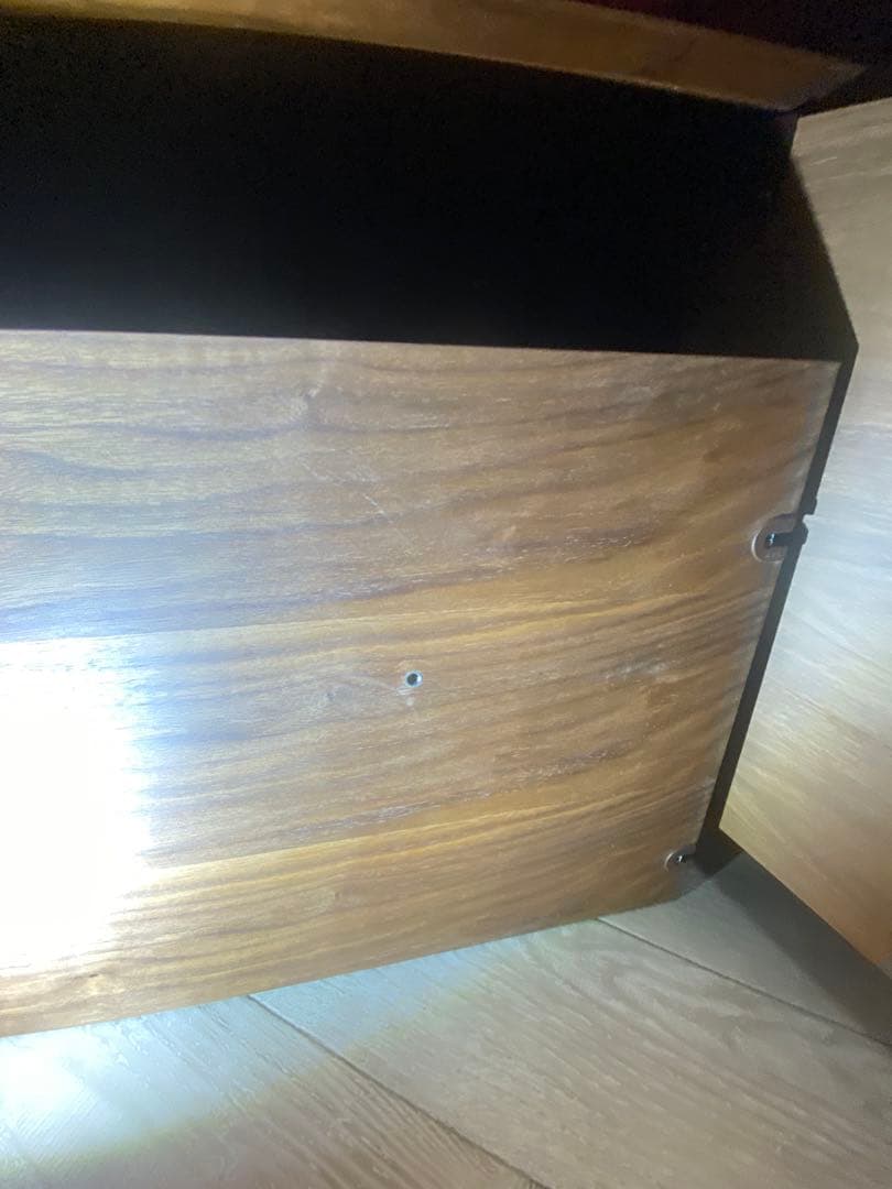 ✨廃盤✨希少✨無印良品　スタッキングキャビネット小　ウォールナット