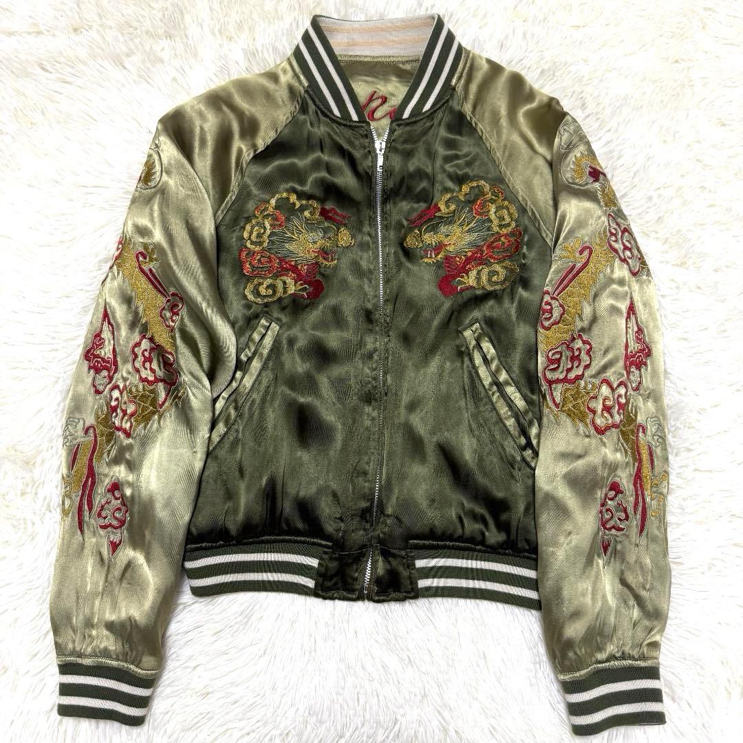 s.kee様✨AVIREX アヴィレックス 龍 虎 富士刺繍 リバーシブル