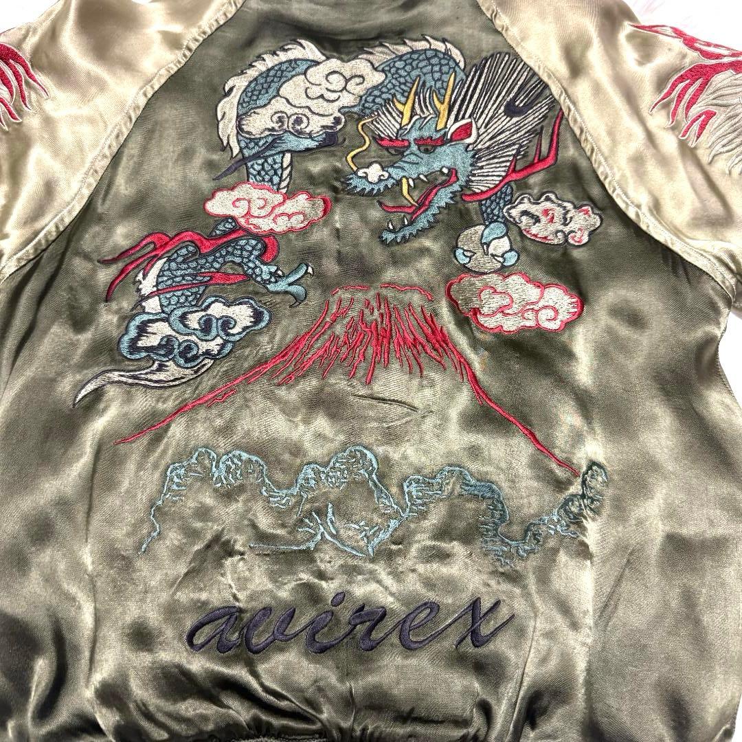 s.kee様✨AVIREX アヴィレックス 龍 虎 富士刺繍 リバーシブル