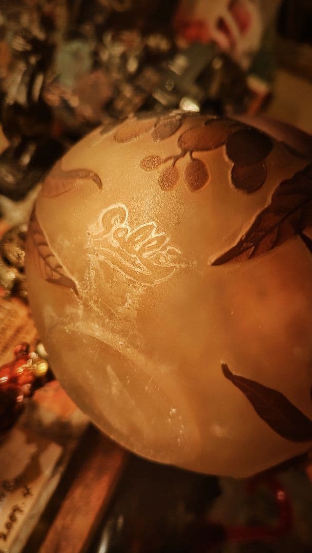 ★専用【希少】エミールガレ Emile Galle クレマチス紋花器 花瓶 小壺