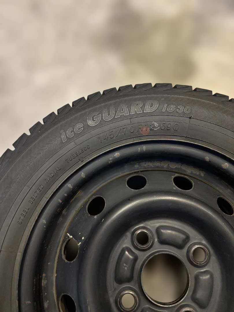 m*P様 ★★トヨタ コムス ヨコハマアイスガード 145/70R12 スタッド