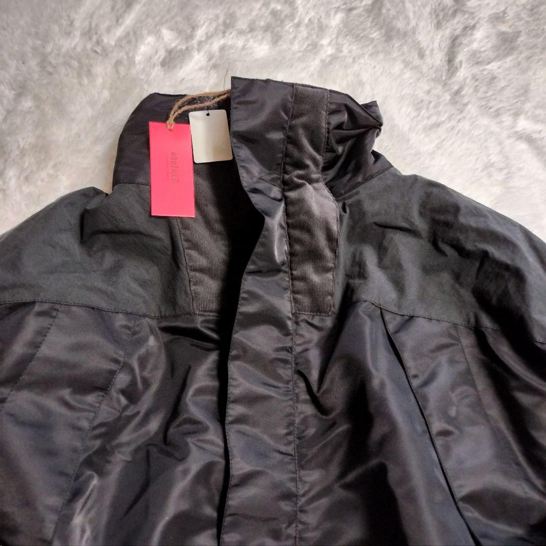 エシンタ モンスター 中綿オーバーコート 新品タグ 黒 M 防寒 ユニセックス