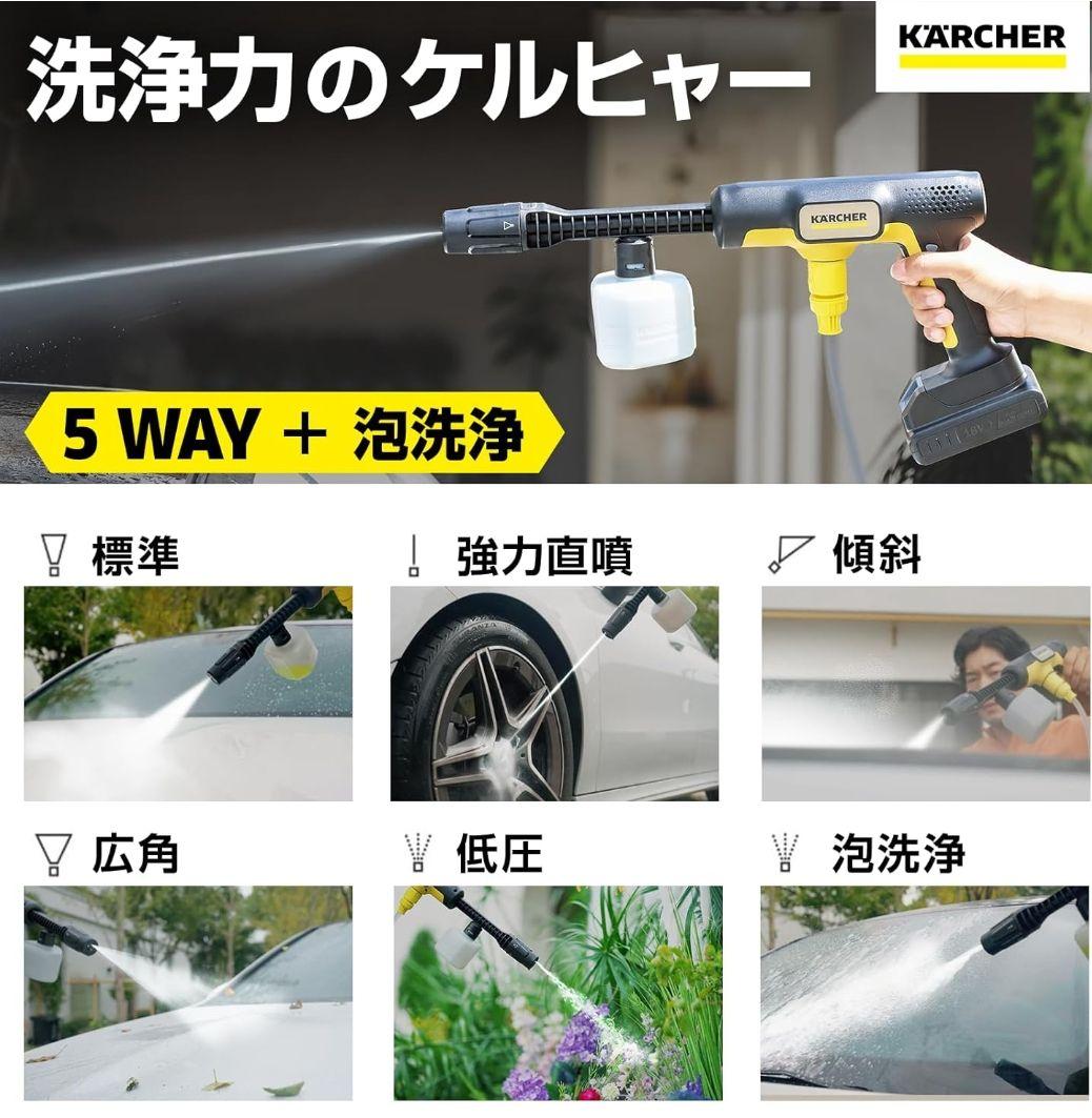 KARCHER　ケルヒャー　コードレス 高圧洗浄機