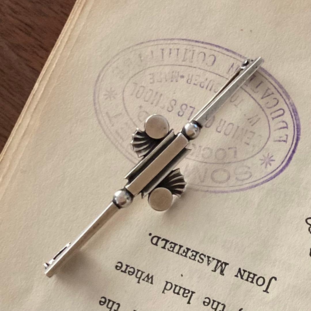 希少  #221B ブローチ シルバー 北欧　ヴィンテージ