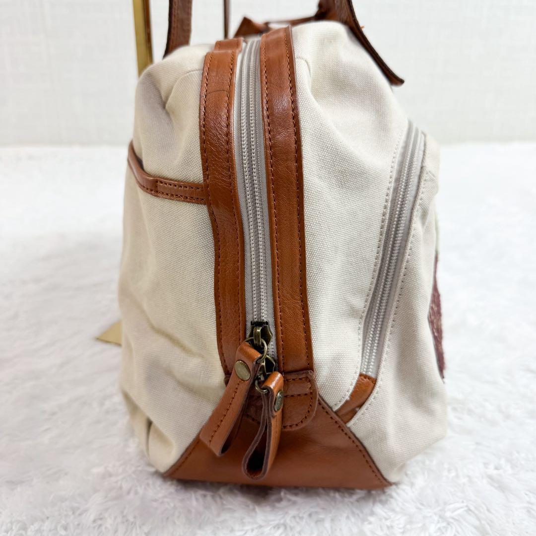 美品 ダコタ ボイジャー ワッペン ボストンバッグ ハンドバッグ