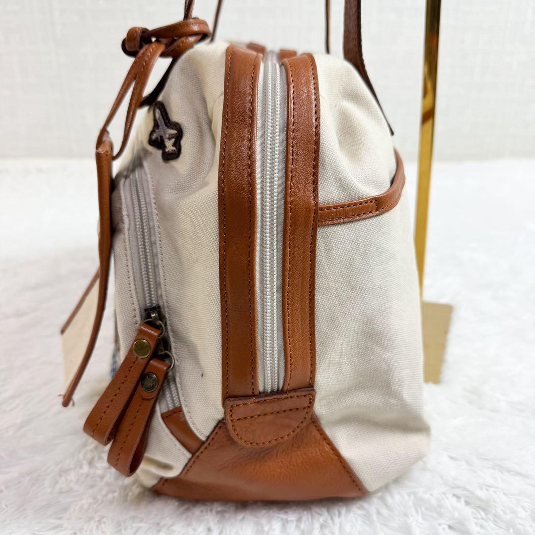 美品 ダコタ ボイジャー ワッペン ボストンバッグ ハンドバッグ