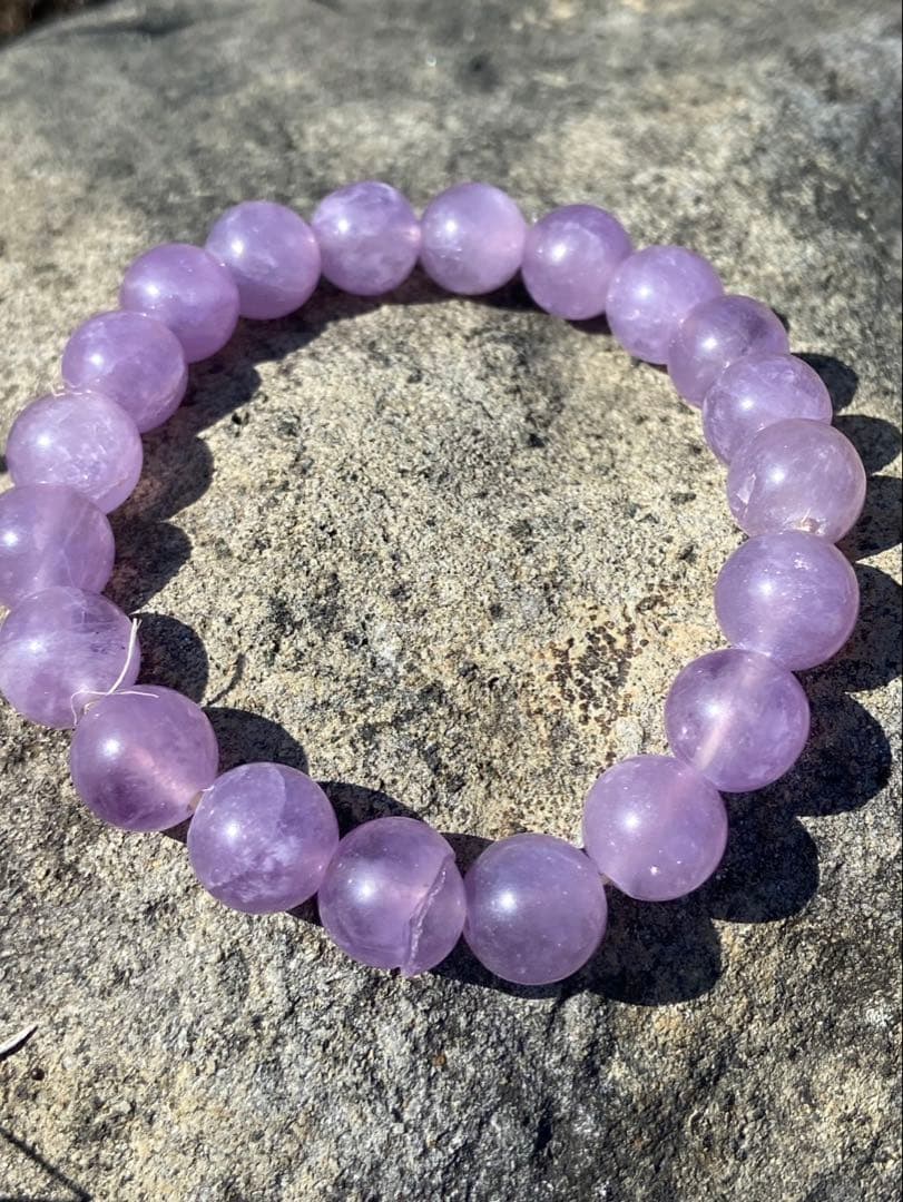 ラベンダーアメジスト　パワーストーン　ブレスレット