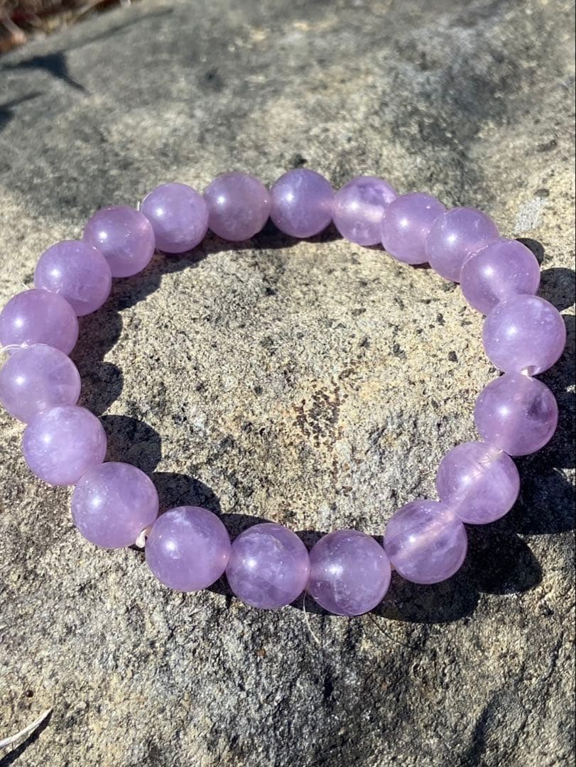 ラベンダーアメジスト　パワーストーン　ブレスレット