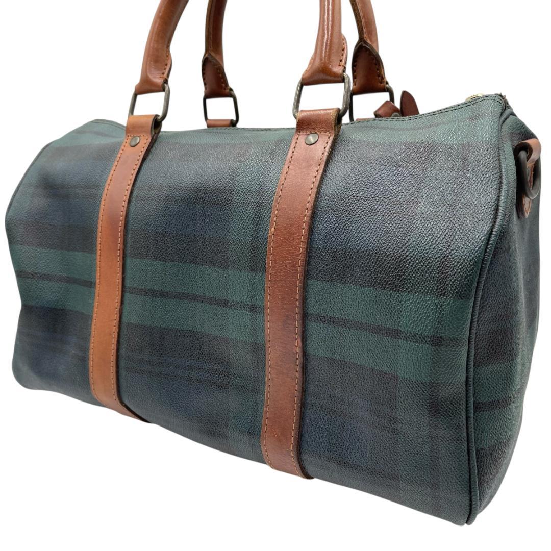 ポロ ラルフローレン ブラックウォッチ ミニボストンバッグ ハンドバッグ