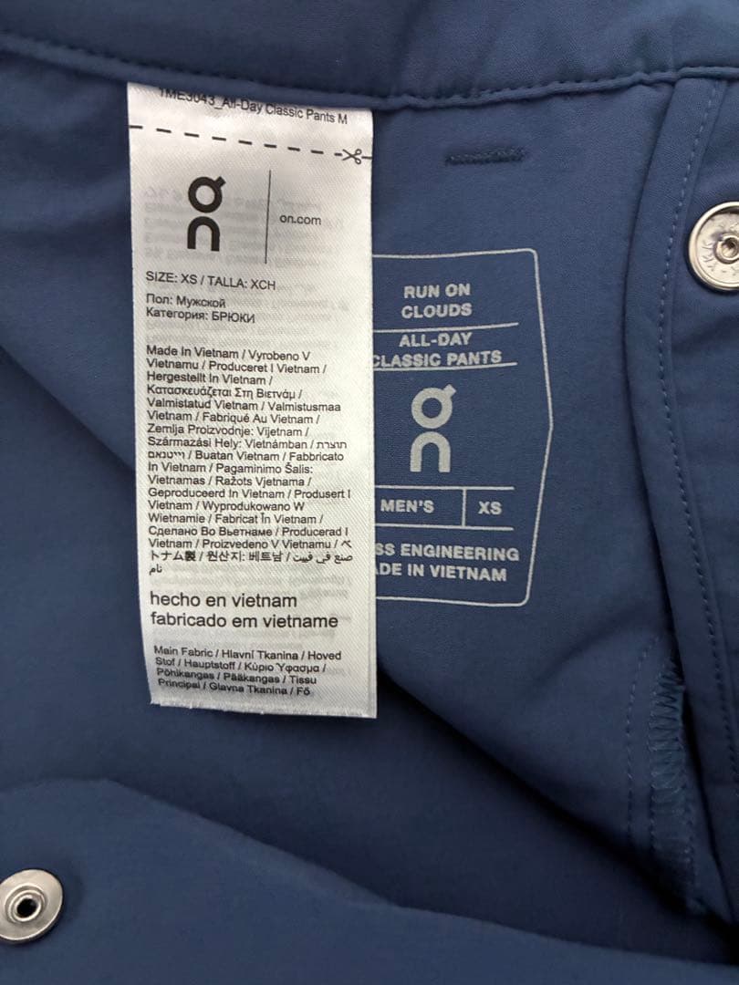 M*a様 On /All-Day Classic Pants XS メンズ