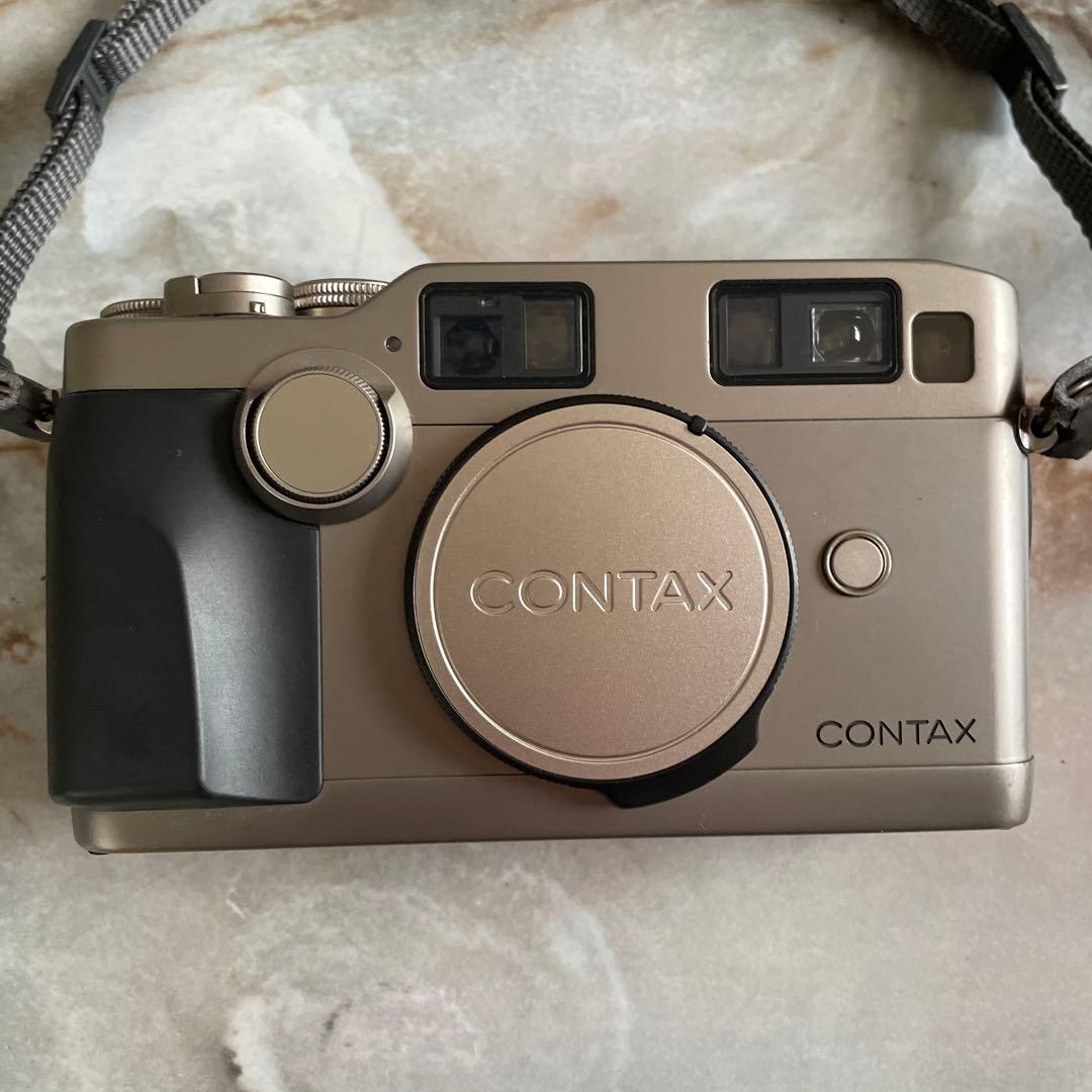 CONTAX G2 ストラップ　フラッシュ　フィルター　メタルフード　箱