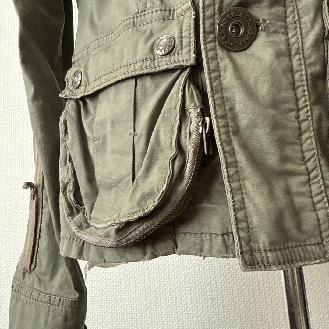 リ*ア様 d.i.a ダイヤ　美品　カーキ　ミリタリージャケット 平成ギャル　ア