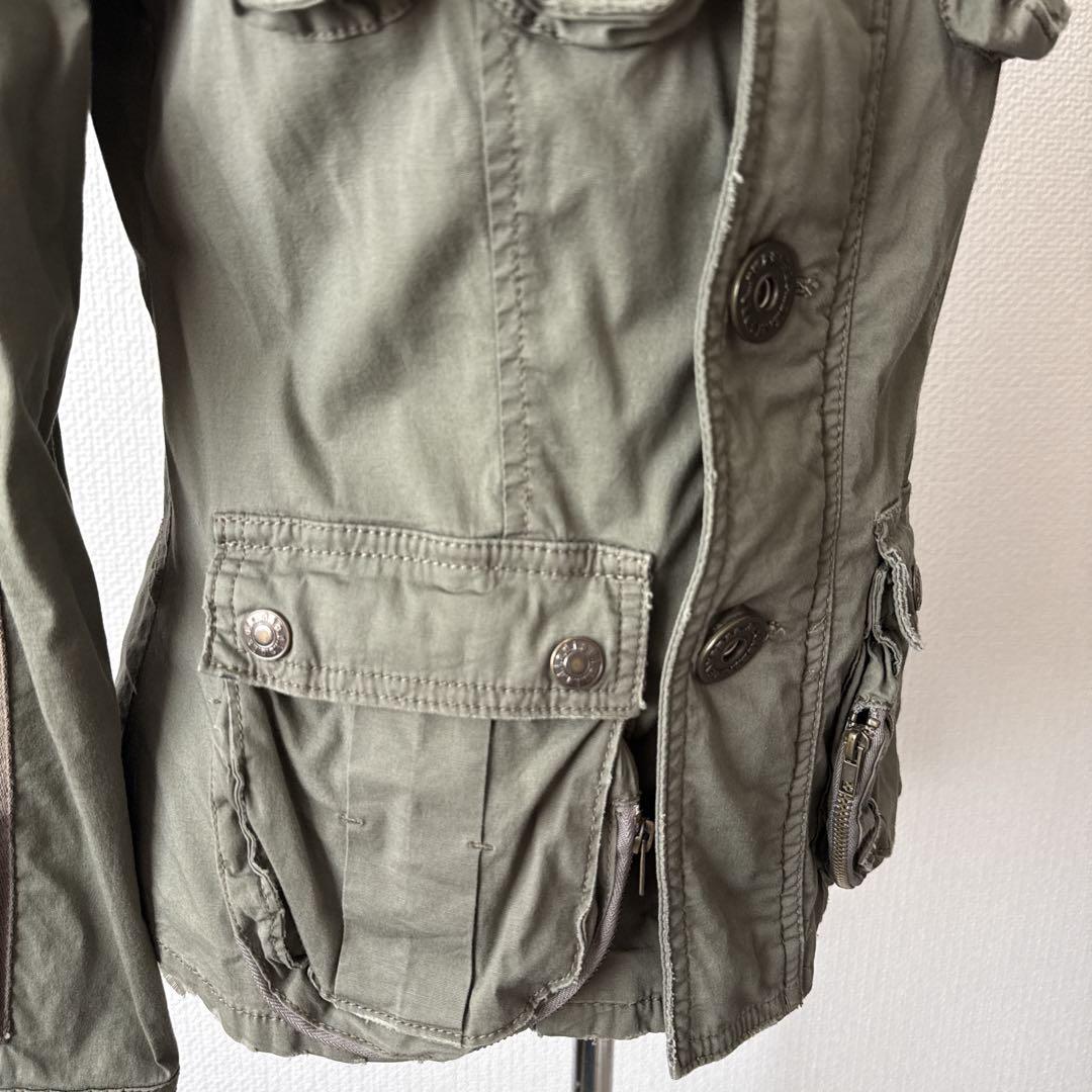 リ*ア様 d.i.a ダイヤ　美品　カーキ　ミリタリージャケット 平成ギャル　ア