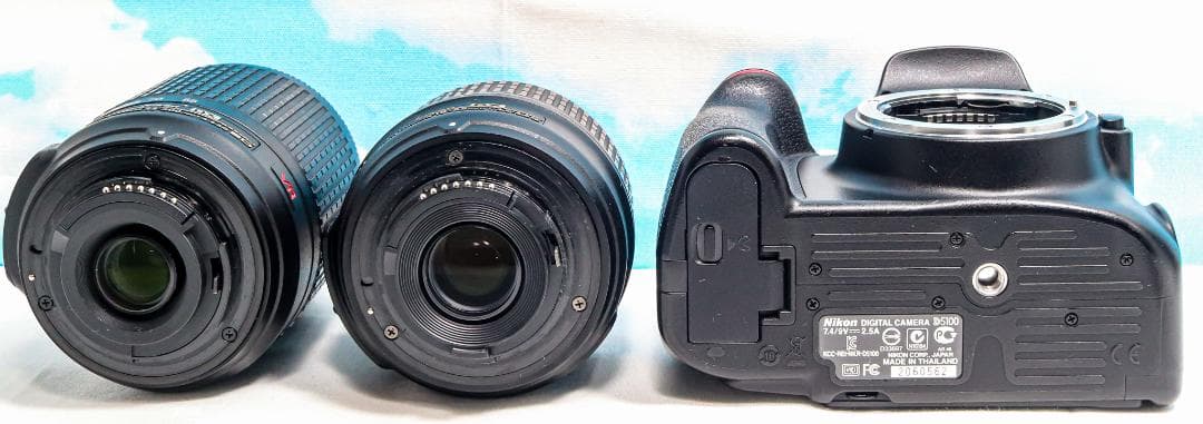 Nikon D5100⭐️スマホに転送♪⭐️届いてすぐ使える！⭐️ダブルレンズ