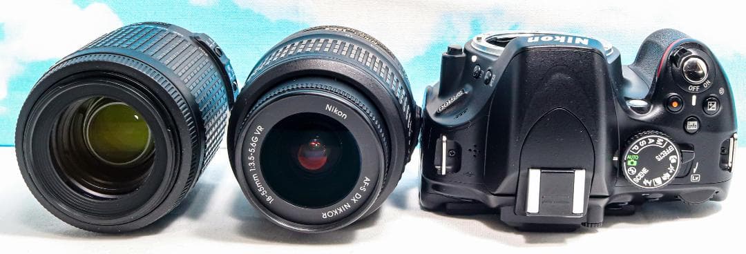 Nikon D5100⭐️スマホに転送♪⭐️届いてすぐ使える！⭐️ダブルレンズ