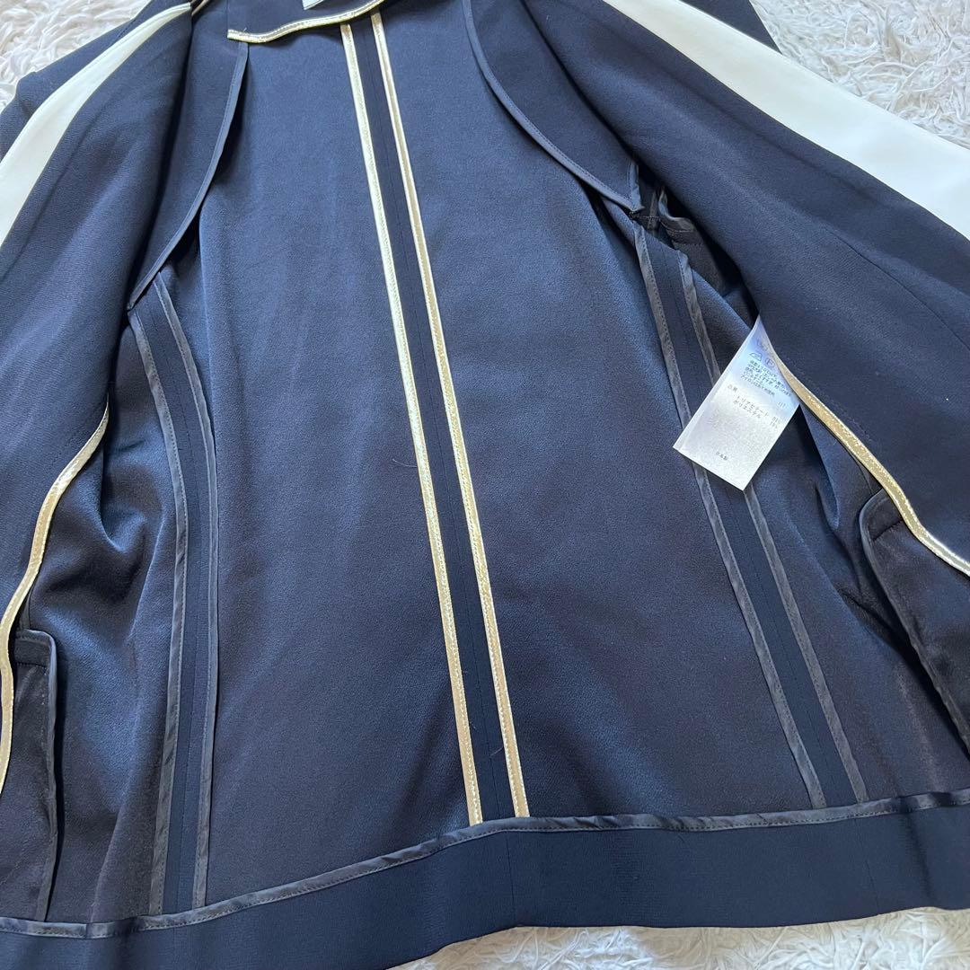 極美品 ベイジ Cindy ダブルカラー ジャケット パンツスーツ 近年 4/6