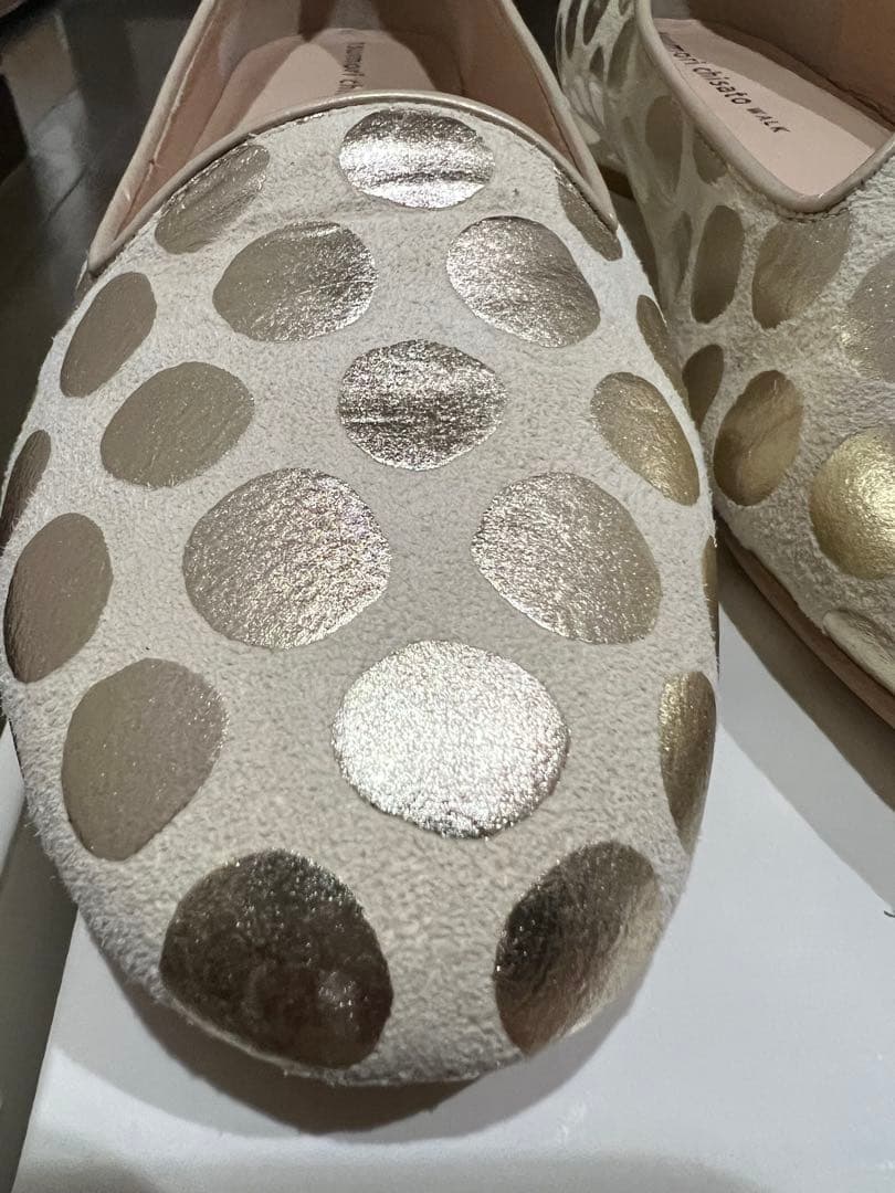 tsumori chisato WALK ドット柄パンプス 24.5