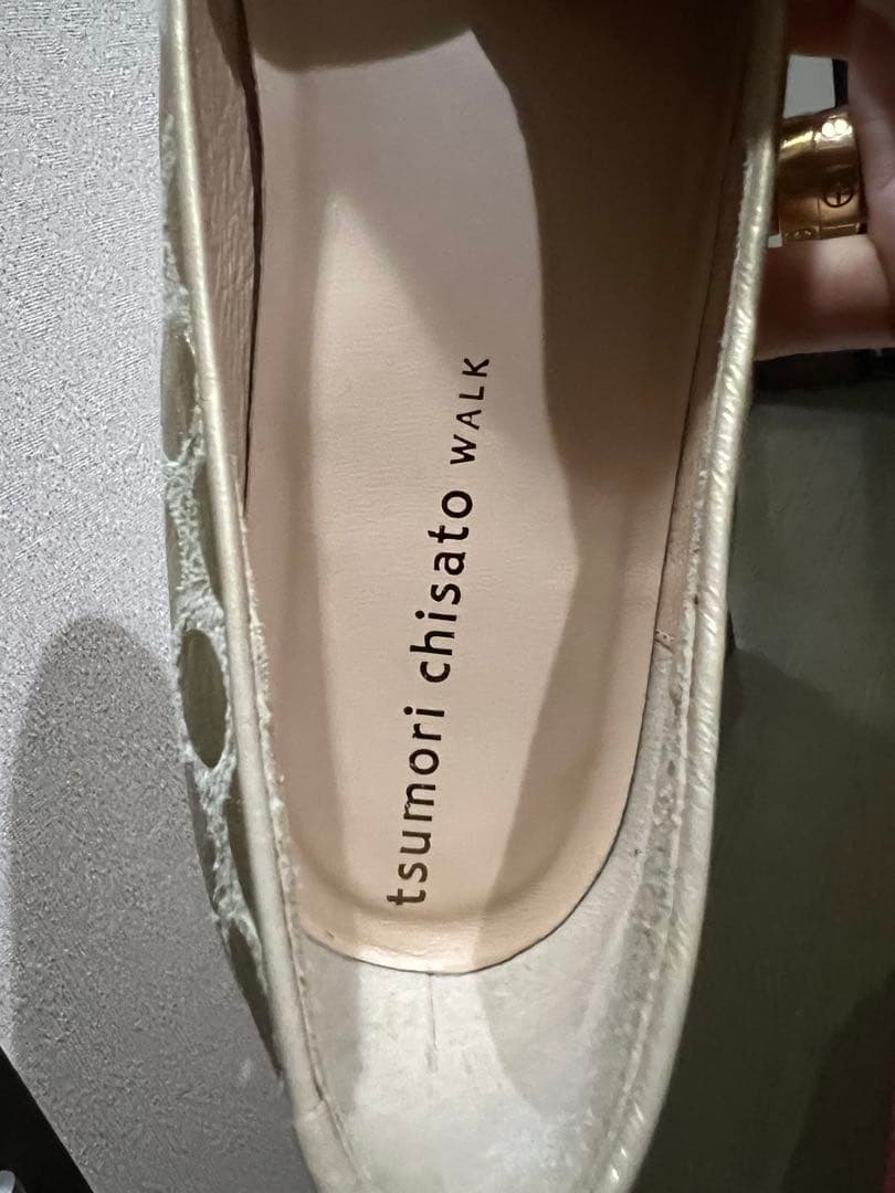 tsumori chisato WALK ドット柄パンプス 24.5