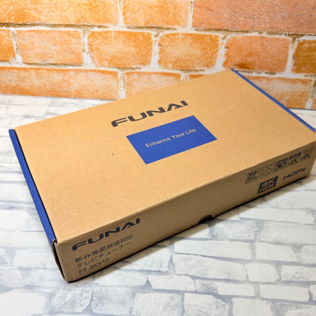 【未使用品】フナイ FUNAI FT-4KS10 4K HDR チューナー