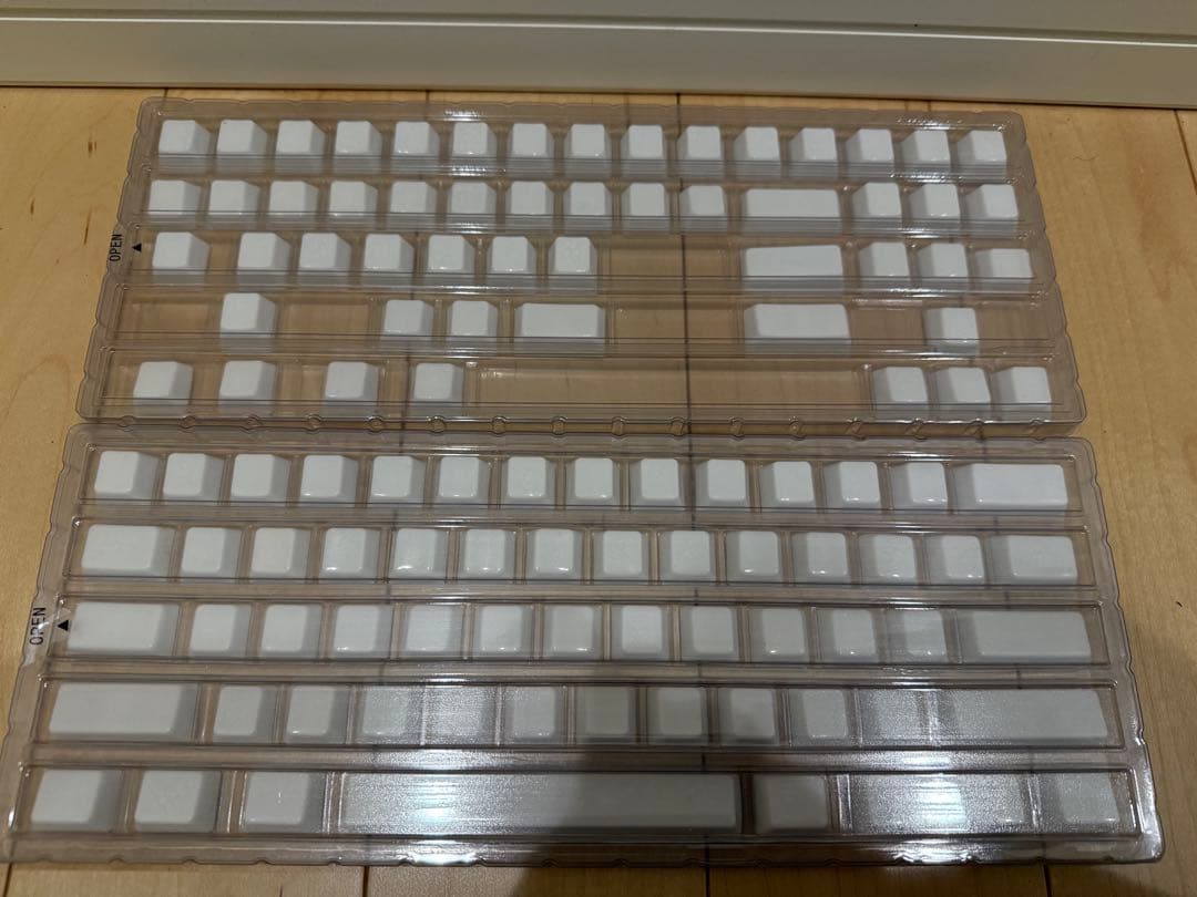 Cerakey セラキー v2 White Crazed 印字無し フルセット