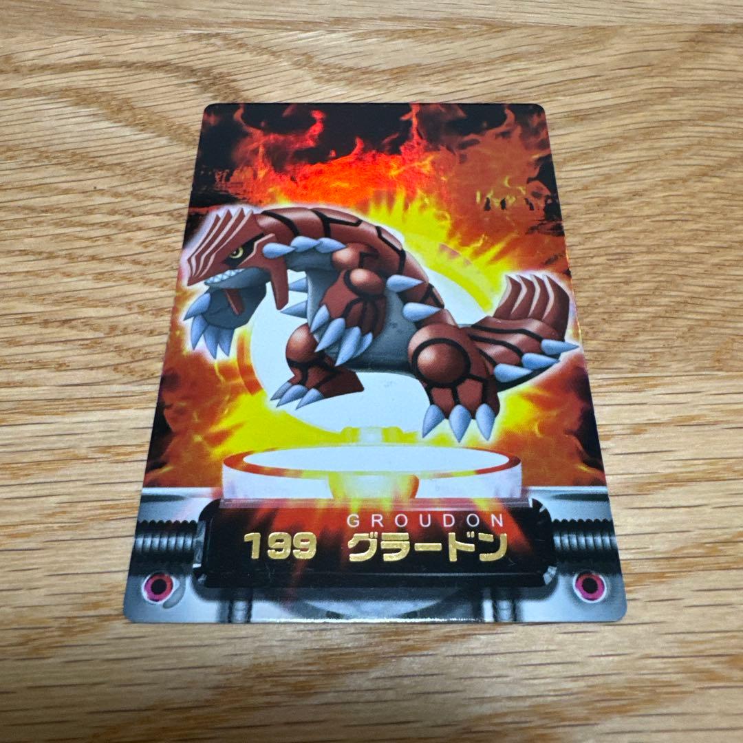 ポケモン カードダス ずかんカード グラードン (ホロ仕様)【5407