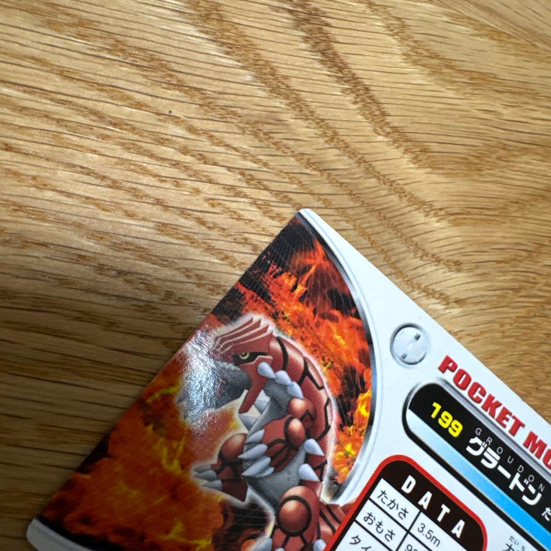 ポケモン カードダス ずかんカード グラードン (ホロ仕様)【5407