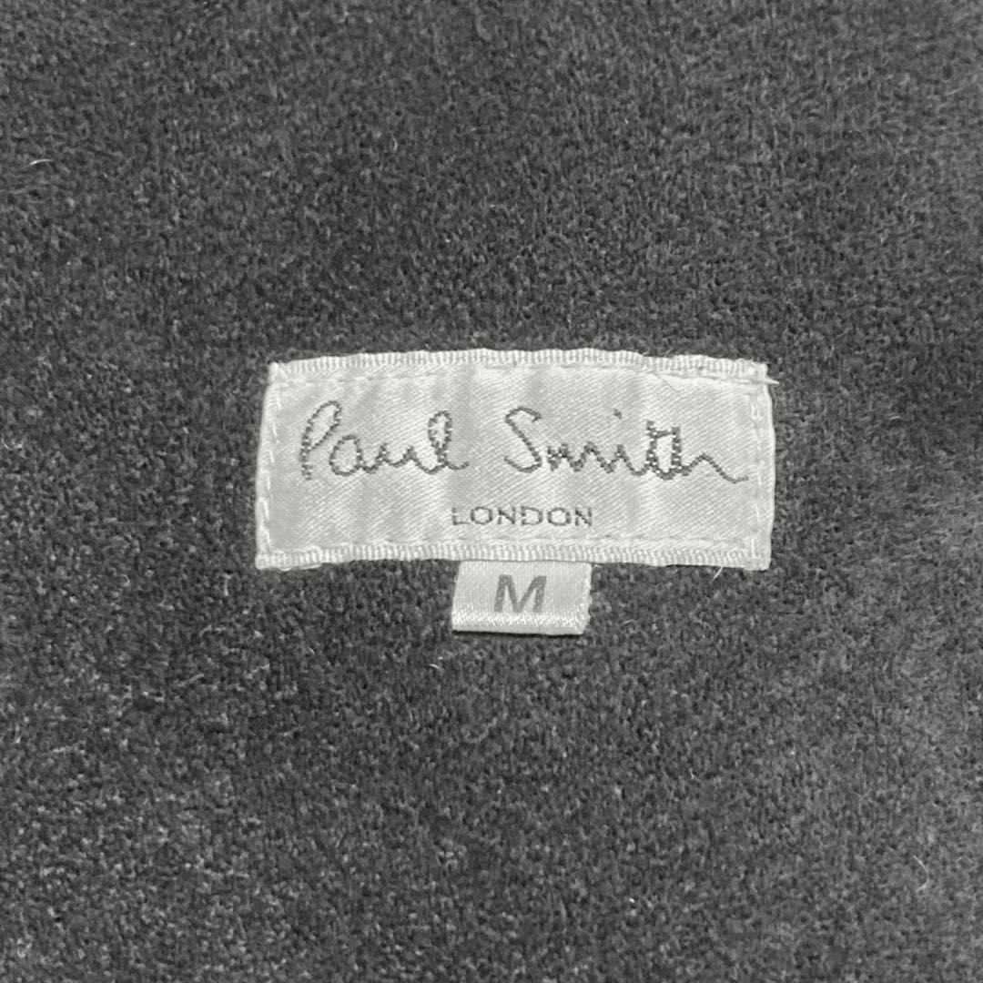 希少 ポールスミス ムートンジャケット レザー ライダースジャケット M〜L 黒