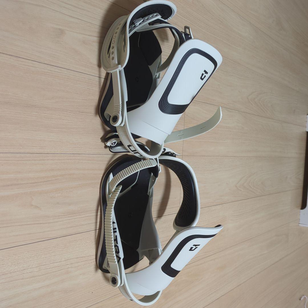 Union スノーボードビンディング　メンズ ホワイトМサイズ