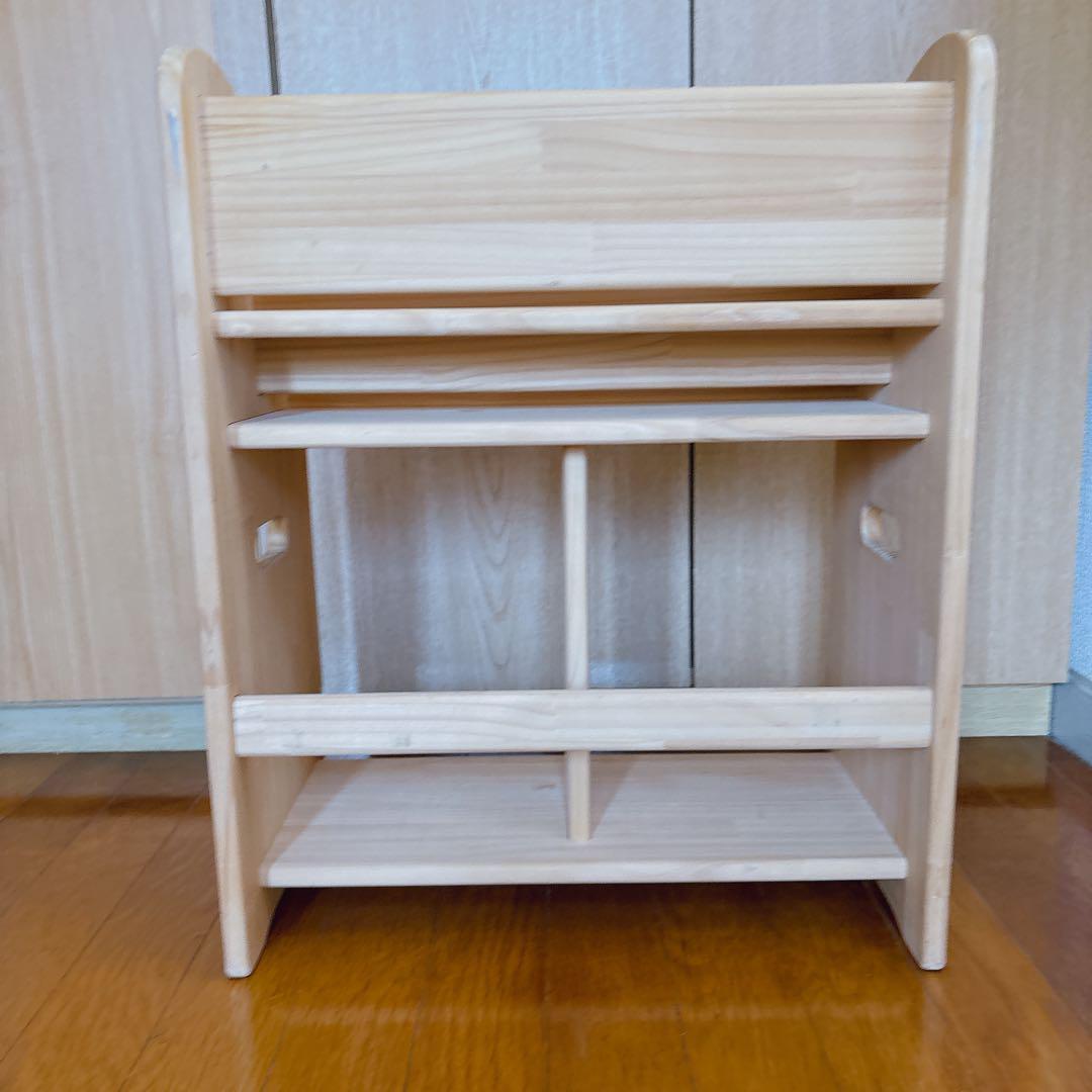 絵本棚② 木遊舎 MOKUYUSYA 無塗装 天然木 パイン材