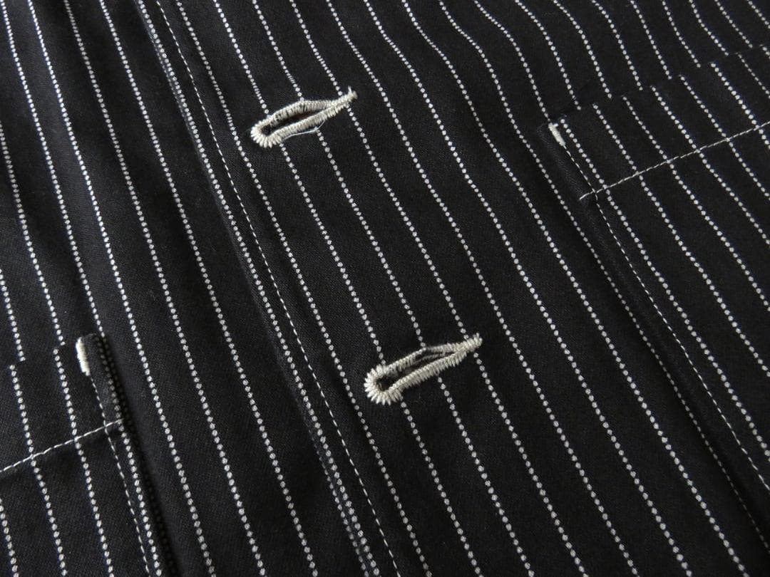 フェローズ PV1-W ブラックウォバッシュ 42 ワークベスト 日本製