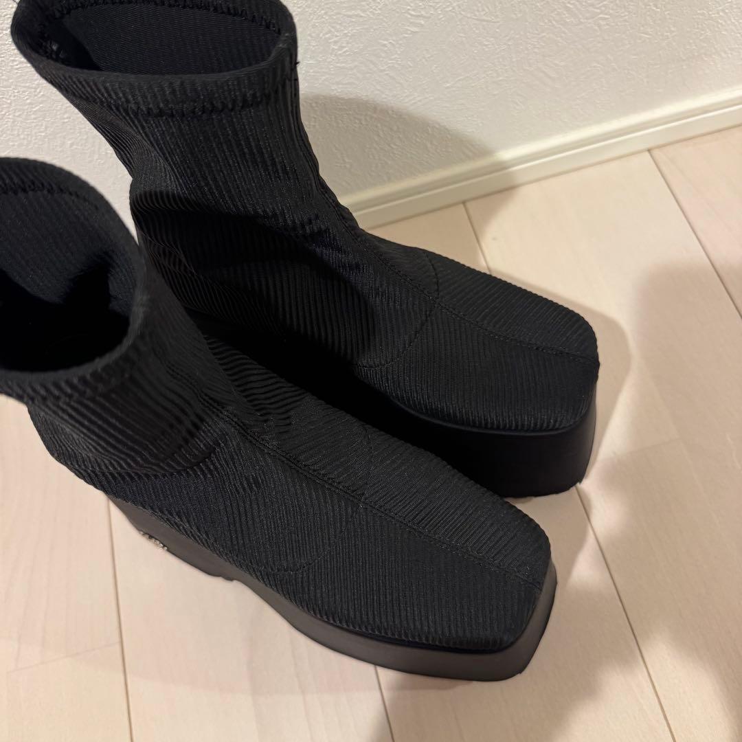 ミシェルマカロン 厚底 ブーツ