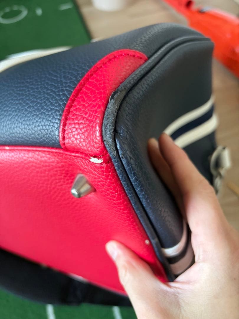   ボストンバッグ　ネイビー　ゴルフ