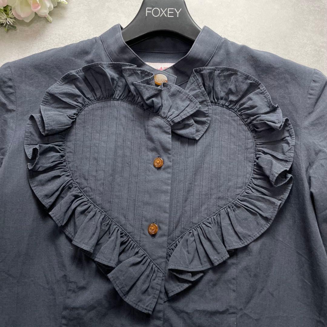 人気✨ ヴィヴィアンウエストウッド ラブフリルシャツ ハート ブラウス 1