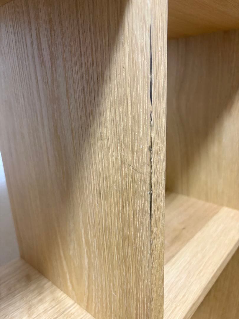 無印良品スタッキングシェルフ　2×3 オーク材