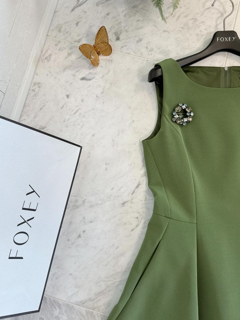 未使用級★ FOXEY/フォクシー セビリアドレス 40 SE掲載 '22年商品