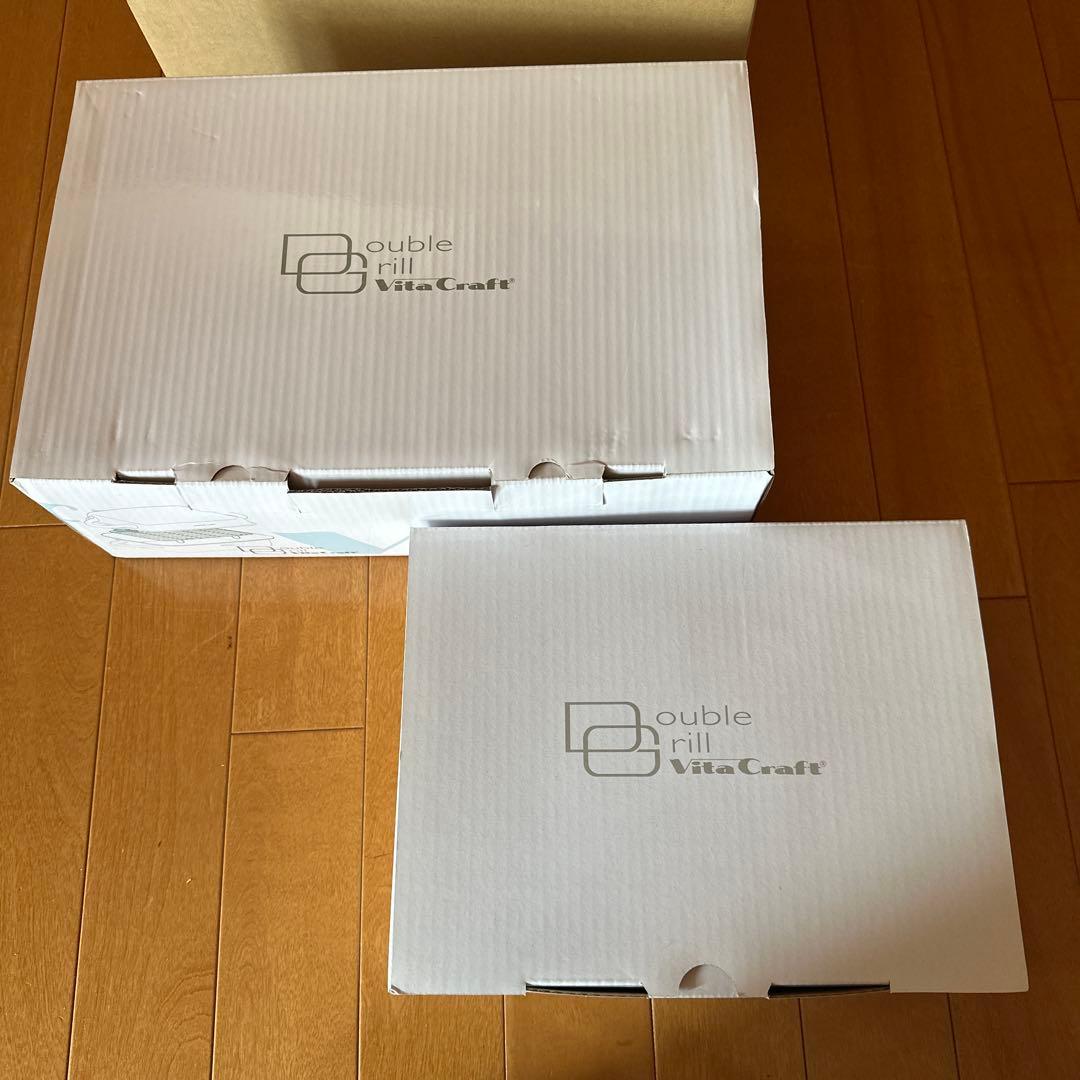 新品未使用ビタクラフトダブルグリル　専用ガラス蓋