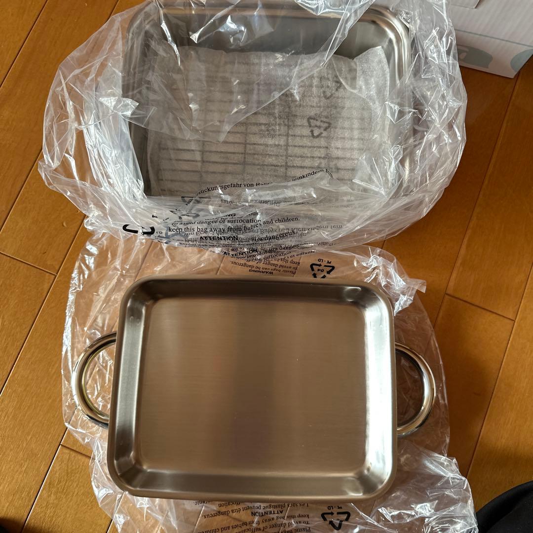 新品未使用ビタクラフトダブルグリル　専用ガラス蓋