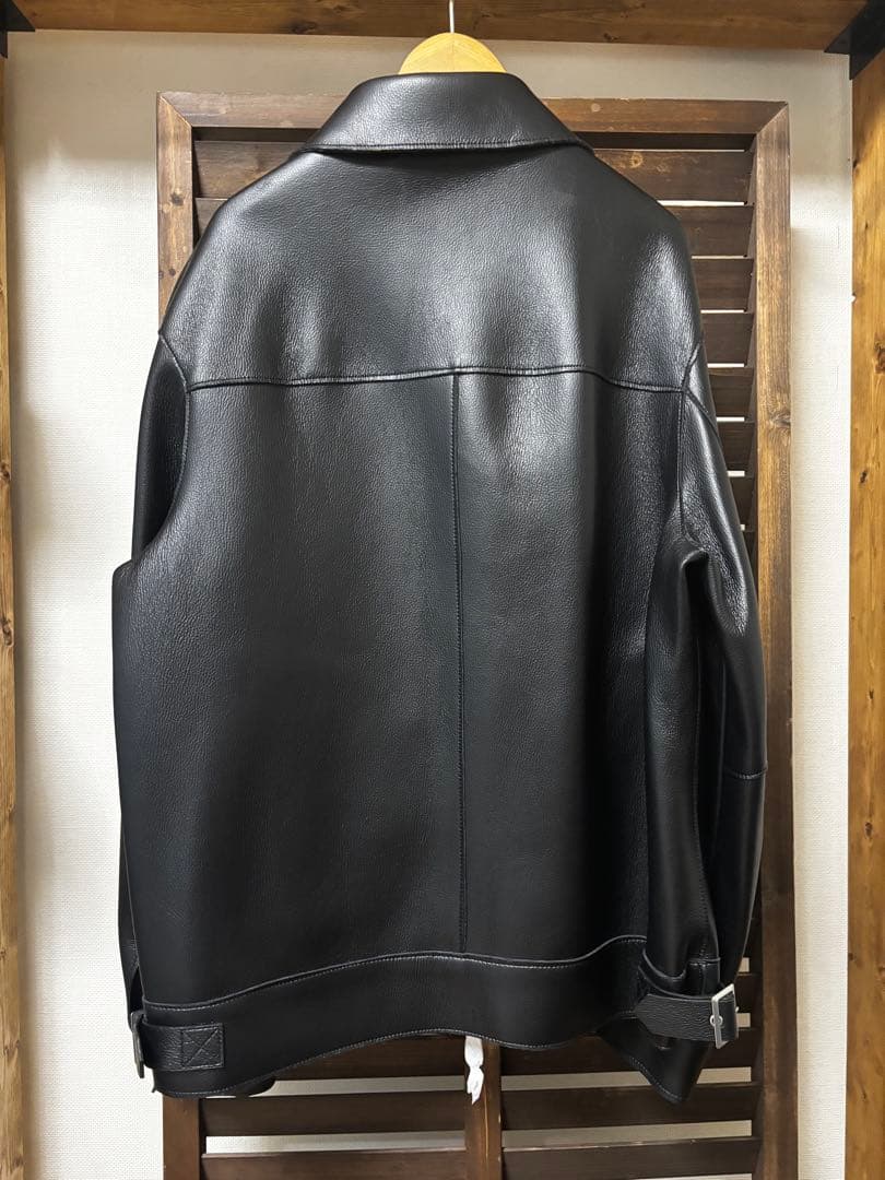が*ん様 未使用タグ付 ZARA レザーライダースジャケット S SACAI ブ