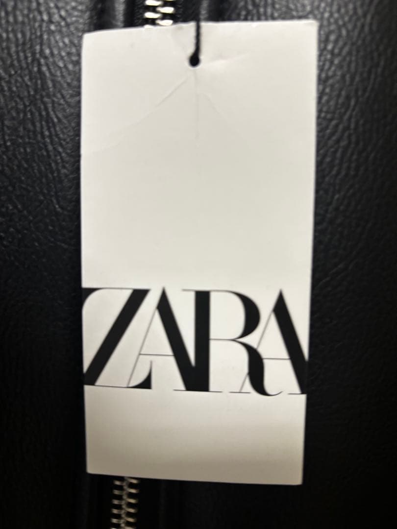 が*ん様 未使用タグ付 ZARA レザーライダースジャケット S SACAI ブ