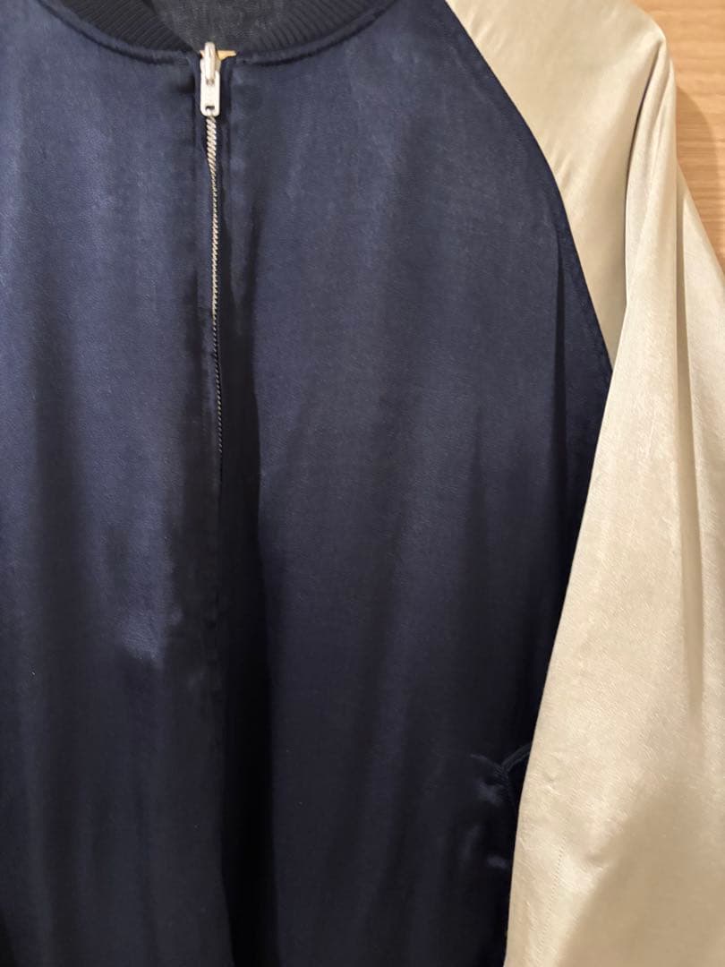 ティグルブロカンテ　リバーシブル虎刺繍デニムスカジャン