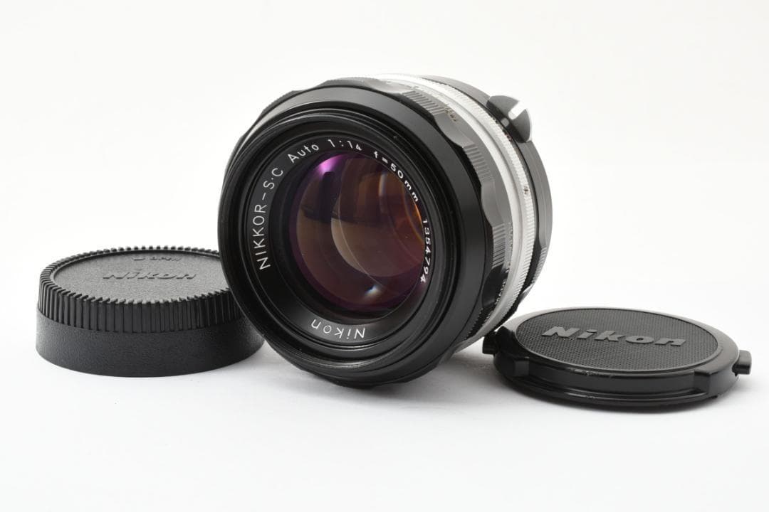 超美品 ニコン NIKKOR-S.C Auto 50mm f1.4 B474